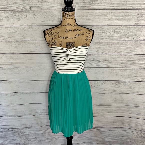 Roxy | One Day Soon Strapless Summer Dress SZ S - Picture 2 of 8